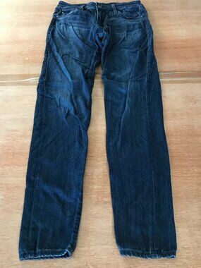 AG Adriano Goldschmied Farrah Skinny Jeans Women 26 Blue Mid Rise Dark Wash
